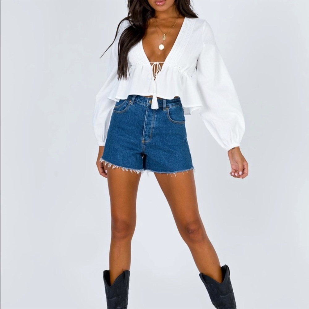 Princess Polly Front Tie Top